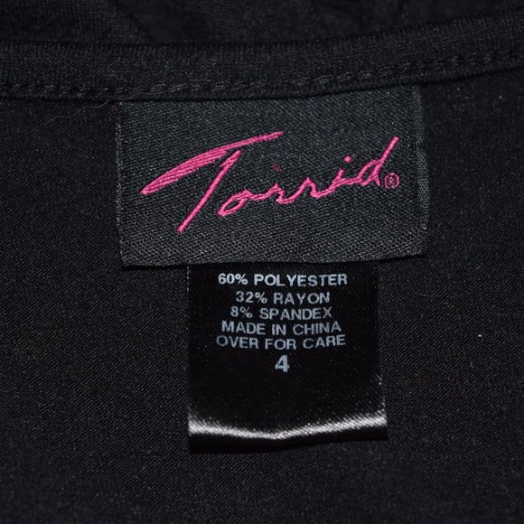 Torrid  Black Dress  size 4 - Picture 4 of 5